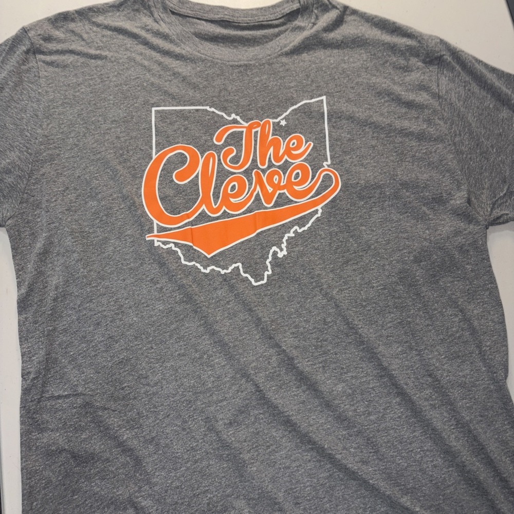 Cleveland Browns Lightweight Retro "The Cleve" T Shirt- 2XL Grey